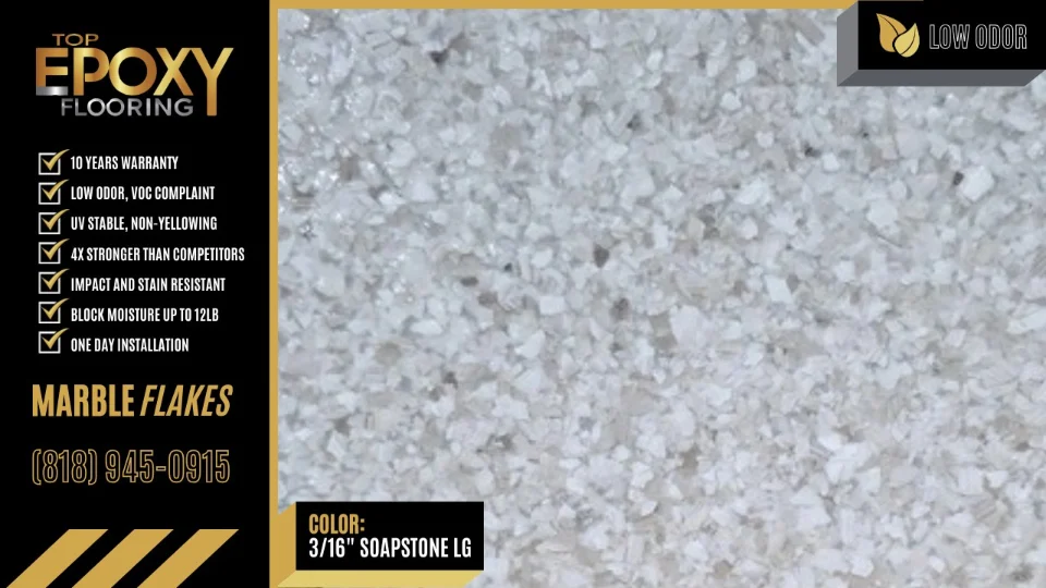 Marble epoxy floor color Soapstone LG — Top Epoxy Floors Los Angeles