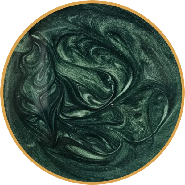 Metallic epoxy floor color Forest Green — Top Epoxy Floors Los Angeles
