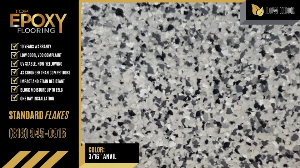 Standard epoxy floor color Anvil — Top Epoxy Floors Los Angeles