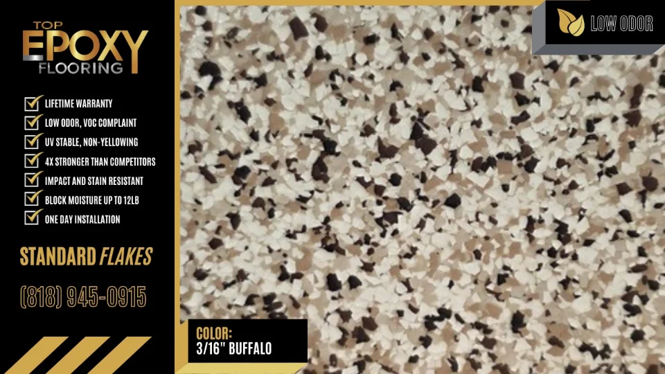 Standard epoxy floor color Buffalo — Top Epoxy Floors Los Angeles