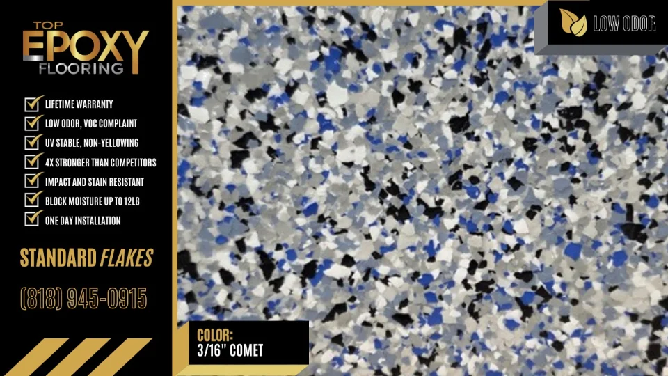 Standard epoxy floor color Comet — Top Epoxy Floors Los Angeles