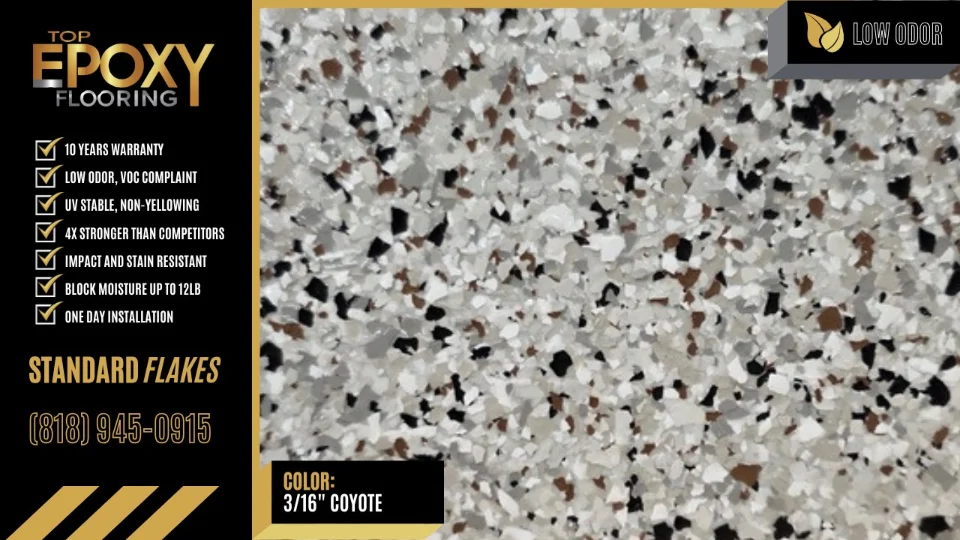 Standard epoxy floor color Coyote — Top Epoxy Floors Los Angeles