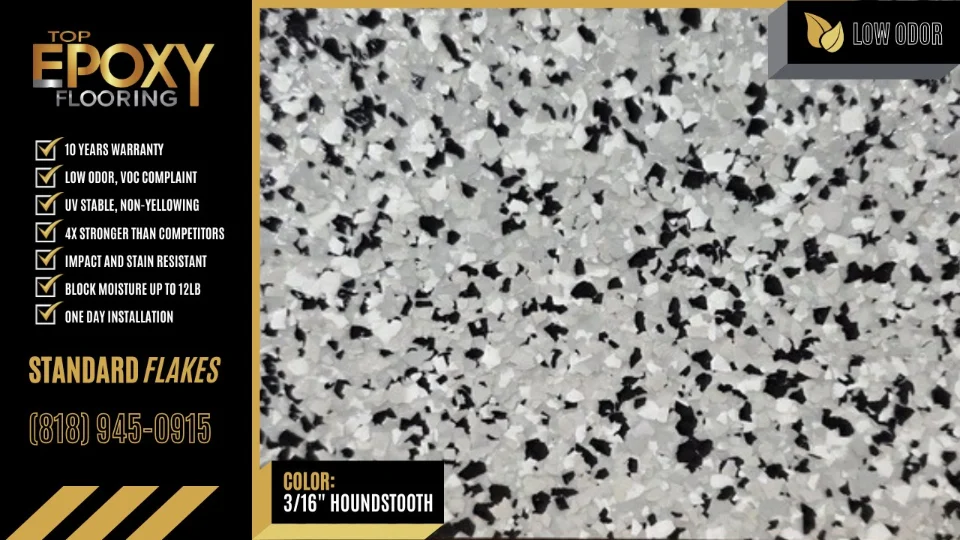 Standard epoxy floor color Houndstooth — Top Epoxy Floors Los Angeles