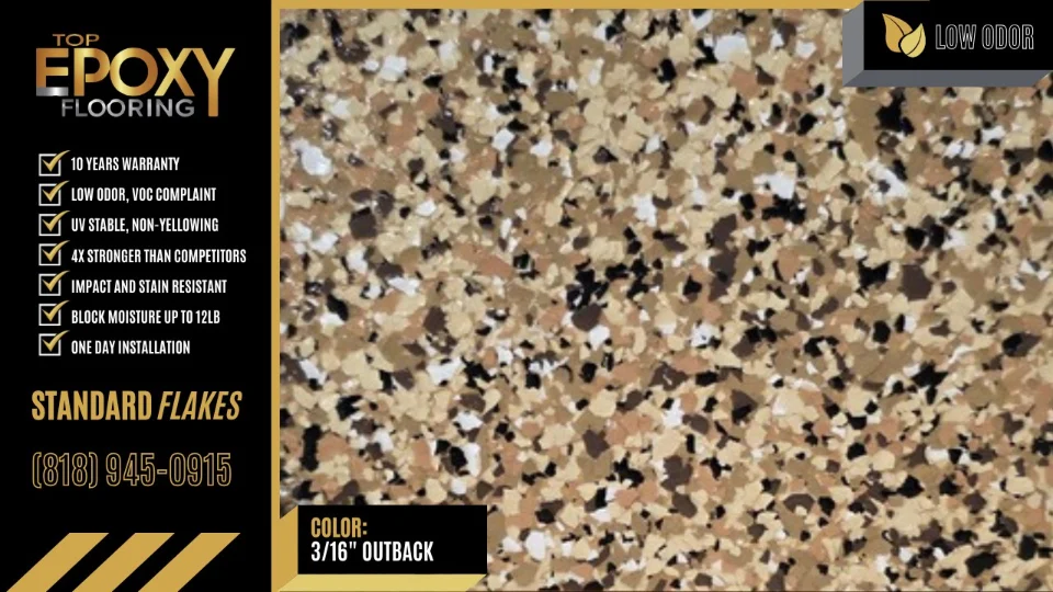 Standard epoxy floor color Outback — Top Epoxy Floors Los Angeles