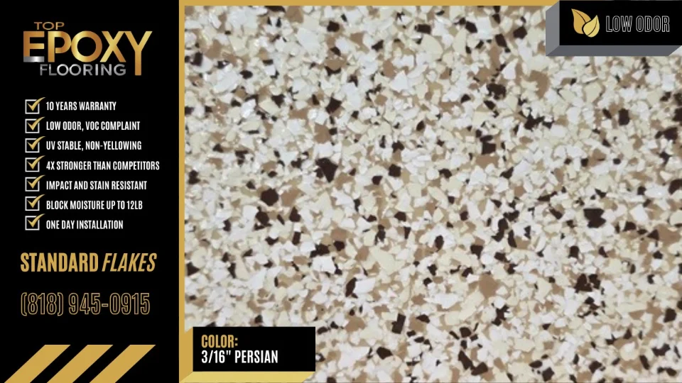 Standard epoxy floor color Persian — Top Epoxy Floors Los Angeles