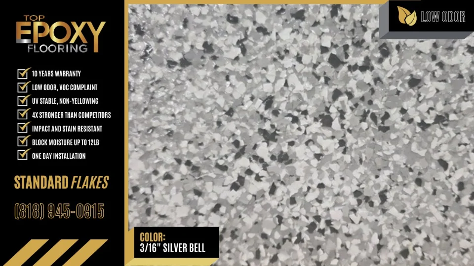 Standard epoxy floor color Silver Bell — Top Epoxy Floors Los Angeles