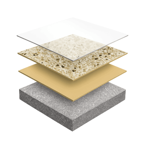 epoxy garage floor flake system